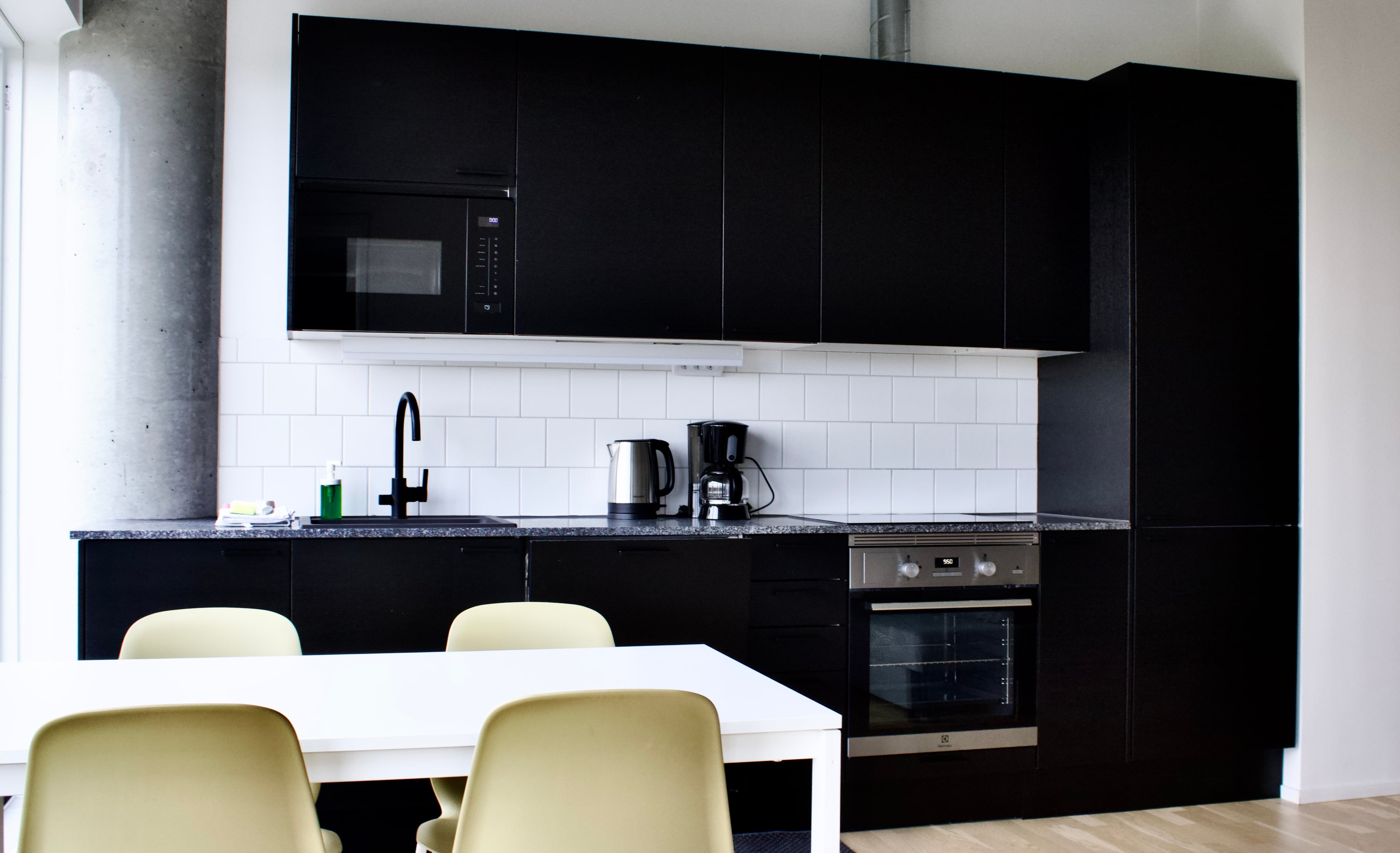 Apartment dining area Lund Sweden